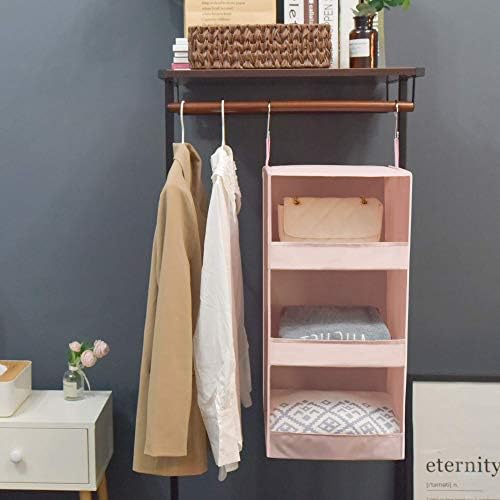 GRANNY SAYS 3-Shelf Hanging Closet Organizer, Foldable Storage - Image 4