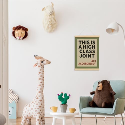 NaZaUK This Is A High Class Joint Wall Art Poster Hanger Frame, Minimalist - Image 6