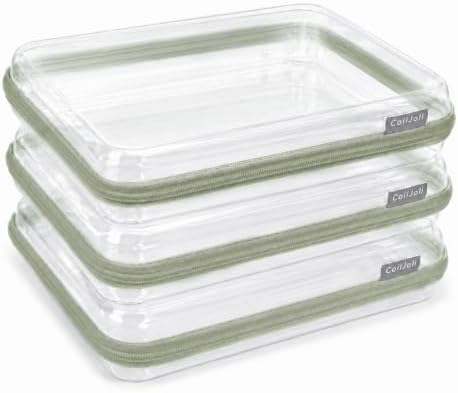 CoiiJoii Clear Hard Shell Zipper Case by CoiiJoii
