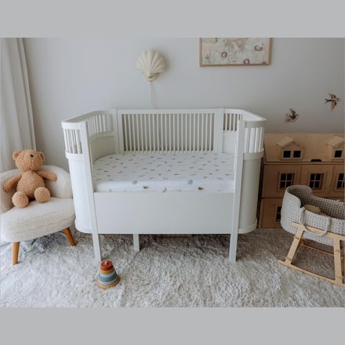Dreamology Pack and Play Sheets, 2 Pack, 100% Cotton Mini Crib Sheets - Image 6