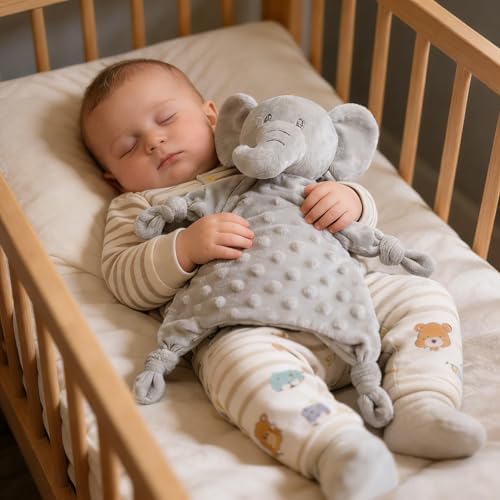 CREVENT Soft Plush Animal Face Security Blankets by CREVENT