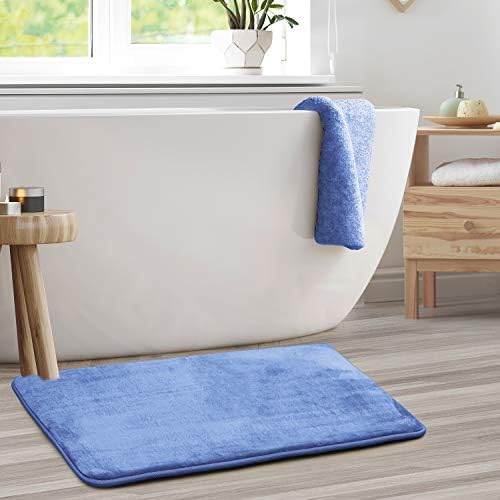 Clara Clark Bathroom Rugs, Velvet Memory Foam Bath Mat, Machine Washable Bath - Image 2