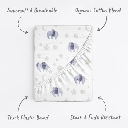Sorrel + Fern Baby Bassinet Sheets 2-Pack - Image 2