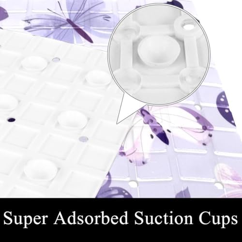 Non Slip Shower Mat Bathtub Mat 15.1x26.8 Inch, Quick Dry Bath Mat - Image 3