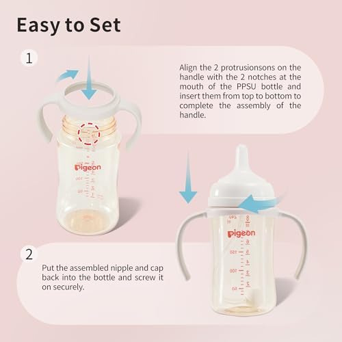 PIGEON Baby Bottle Handle for PPSU Bottles 8.1Oz, 1 Pack - Image 4