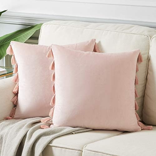 Fancy Homi Pack of 2 Cute Decorative Throw Pillow Covers by Fancy+Homi