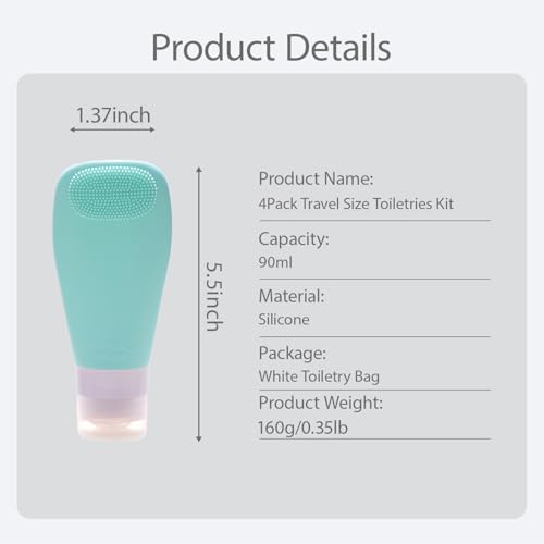 TSA Approved Travel Bottles 3 oz - Image 5