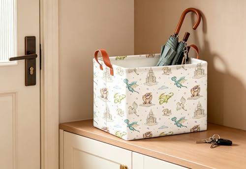CLOCOR Rectangular Storage Bin, Waterproof Books Box, Gift Basket - Image 3