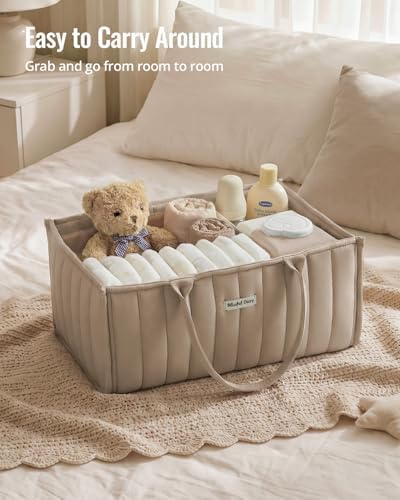 Blissful Diary Baby Diaper Caddy Organizer, Nursery Storage - Image 5