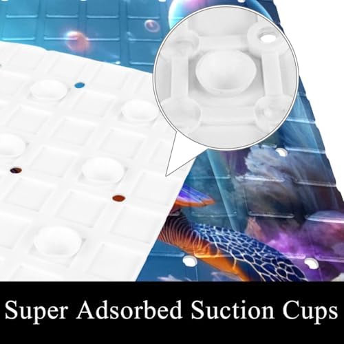 Non Slip Shower Mat Bathtub Mat 15.1x26.8 Inch, Quick Dry Bath Mat - Image 3