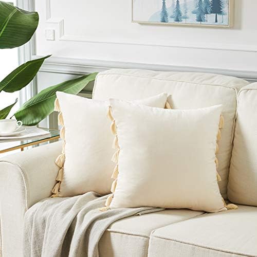 Fancy Homi Pack of 2 Boho Decorative Throw Pillow Covers - Image 7