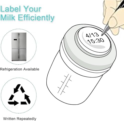 COMI Wide Neck Glass Breastmilk Collection n Storage Bottle, 6oz - Image 6