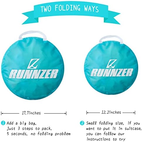 L RUNNZER Pop Up Tent, Toddler Safety Net to Keep Baby from Climbing Out - Image 5