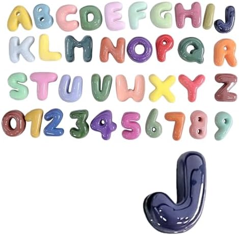 4 Inch Gypsum Letter or Number for Wall Decor, Single Alphabet or Digit for by Train2decor