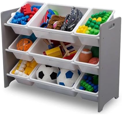 Delta Children MySize 9 Bin Plastic Toy Organizer - Image 3
