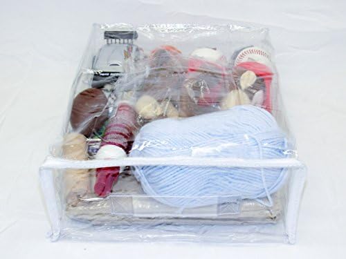20-Pack Heavy Duty Vinyl Zippered Closet Square Storage Bags - Image 5