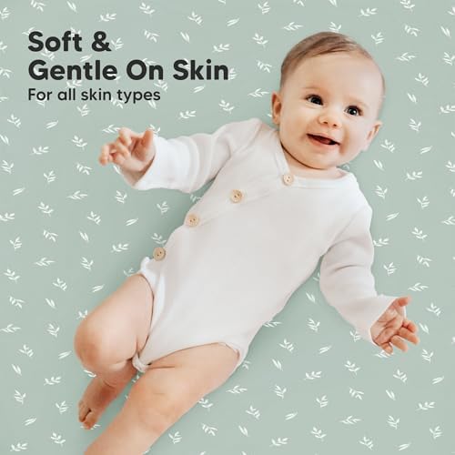 2-Pack Mini Crib Sheets Fitted, 38x26 Pack N Play Mattress Sheets - Image 4