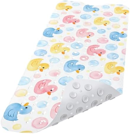 Kids Bathtub Mat Non Slip, 40 x 16 Inch Tub Mat by Lnond