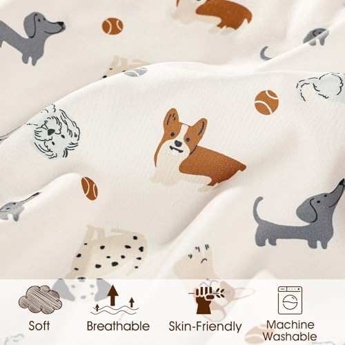 PHF 3 Pack Soft Bassinet Sheets, Pet Dogs Breathable Comfy Cradle Sheets - Image 3