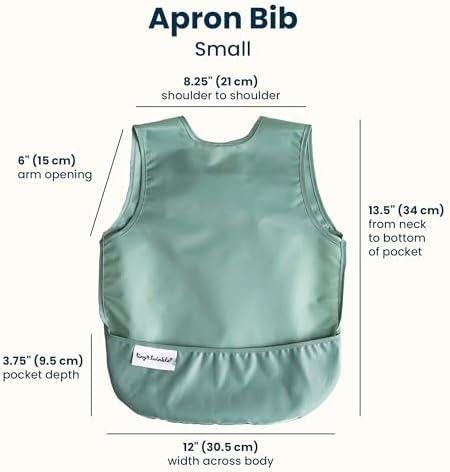 Tiny Twinkle Mess Proof Baby Bibs | 2 Pack Waterproof Toddler Bib - Image 6