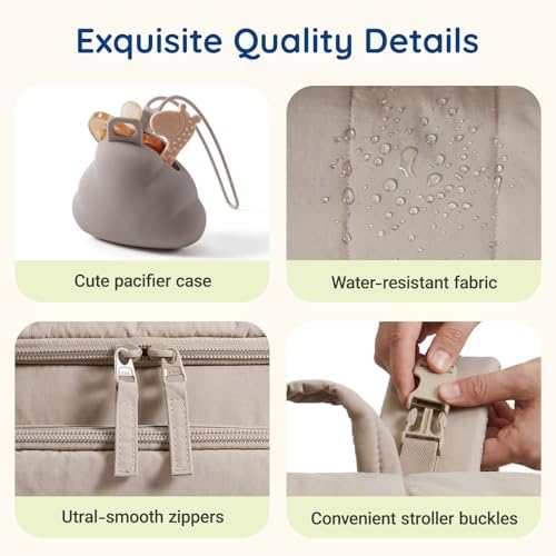 mommore Diaper Bag Backpack, Baby Bag, Diaper Backpack - Image 6