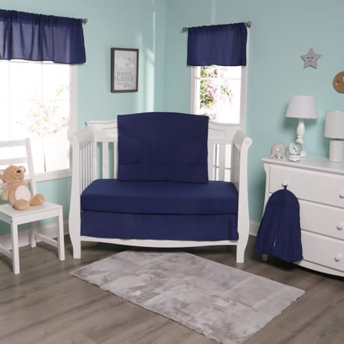 Navy Blue Hanging Baby Diaper Caddy Organizer - Image 2