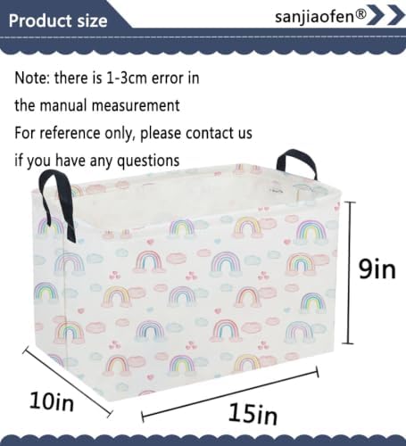 Sanjiaofeng Rectangular Rainbow Basket, Storage Bins - Image 7