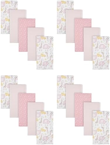 Gerber Girls Newborn Infant Baby Toddler Nursery 100% Cotton Flannel Receiving by Gerber