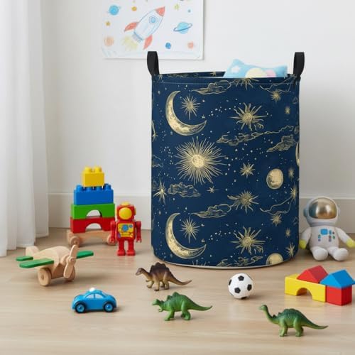 Baby Laundry Basket Baby Nursery Hamper Kids Laundry Basket Toy Storage Bin - Image 5