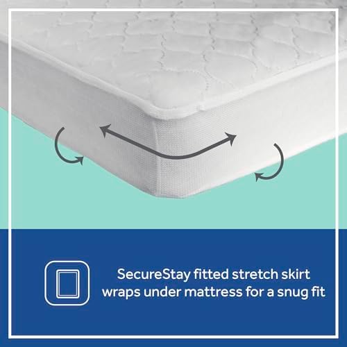 Sealy Baby Crib Mattress Protector, Fitted Waterproof Infant Crib Mattress Pad - Image 4