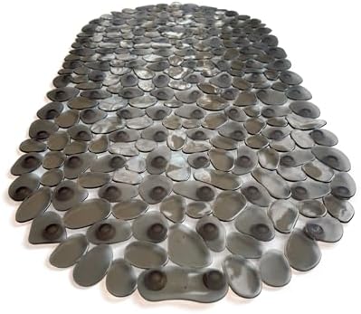 “Pebbles” Non-Slip Bathtub & Shower Mat 27”x14” Oval by TikeSmart