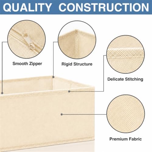Criusia Drawer Organizer Clothes 12 Pack, Dresser Organizer - Image 5