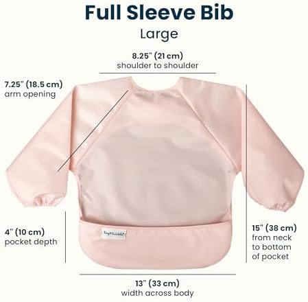 Tiny Twinkle Long Sleeve Bib for Babies & Toddlers | 2-Pack Waterproof Smock - Image 6