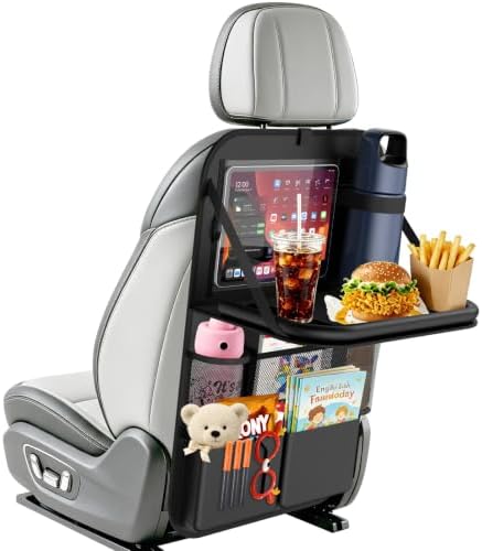Car Backseat Organizer with Foldable Table Tray by Unknown