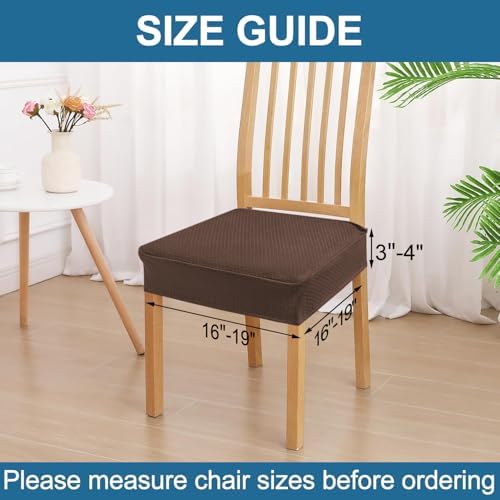 Smiry Waterproof Seat Covers for Dining Room Chairs - Image 2