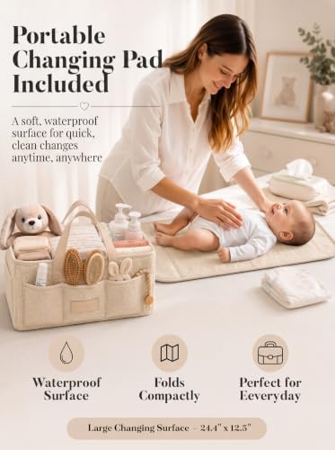 Baby Diaper Caddy Organizer - Image 4