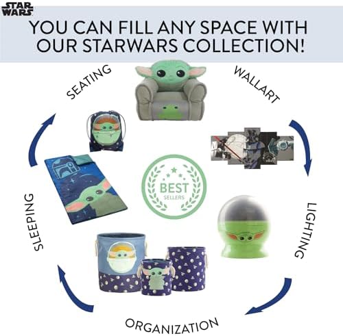 Idea Nuova Star Wars The Mandalorian, The Child Set of 2 Durable Storage Cubes - Image 6