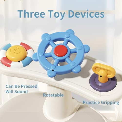 Baby Bath Chair, Designed for 6-36 Months Baby, Portable Toddler Bath Chair - Image 3