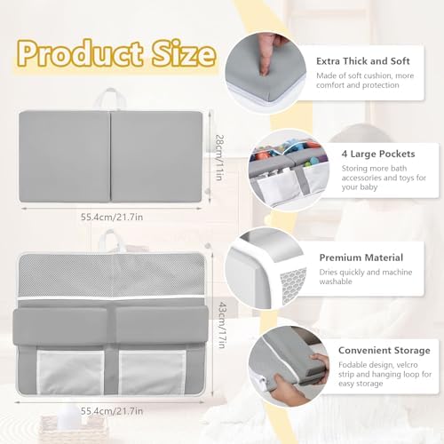 Baby Bath Kneeler and Elbow Rest Pad Set - Image 6