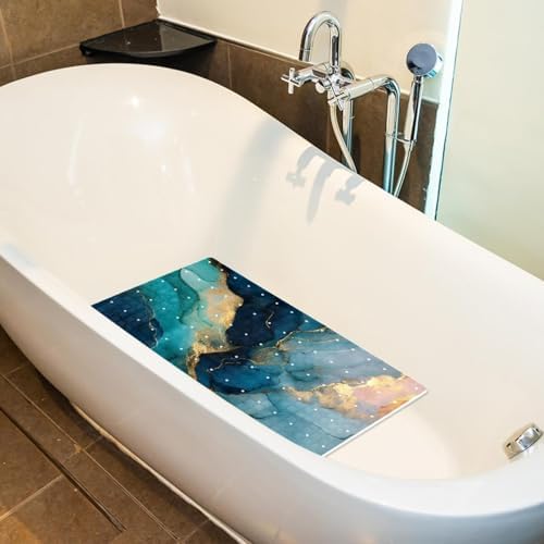 Non Slip Bathtub and Shower Mat 26.8x15.1 inch, Bath Mat - Image 5
