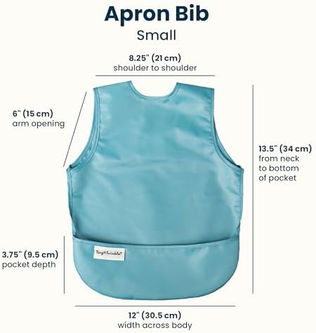Tiny Twinkle Mess Proof Baby Bibs | 2 Pack Waterproof Toddler Bib - Image 6