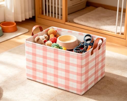 CLOCOR Rectangular Storage Basket, Collapsible Storage Bin, Waterproof Books Box - Image 3