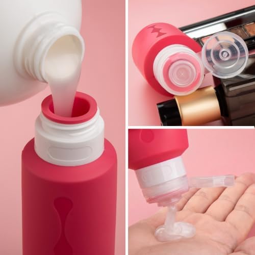 Gemice Travel Bottles for Toiletries, Tsa Approved Travel 6oz Size Containers - Image 3
