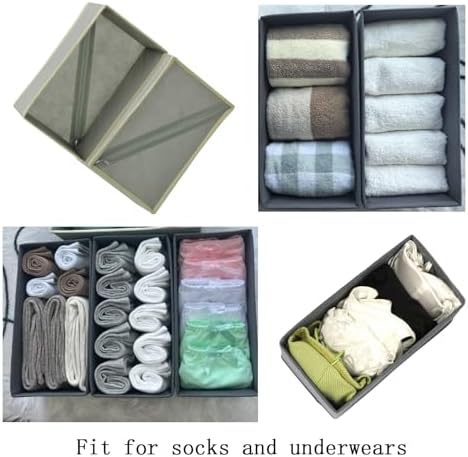 Bructhun Sock Drawer Organizer 3 Pack - Image 7