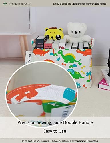 Rectangular Dinosaur Laundry Storage Bin - Image 6