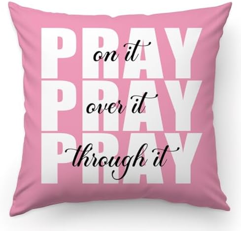 KongMoTree Bible Verse Pillow, Christian Holy Bible Prayer Pillow Covers by KongMoTree