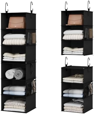 StorageWorks Hanging Closet Organizer, 6-Shelf by StorageWorks