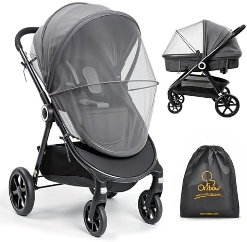 Orzbow Baby Mosquito Net for Stroller, Universal Fit, Breathable by Orzbow-MakeParentingEasier