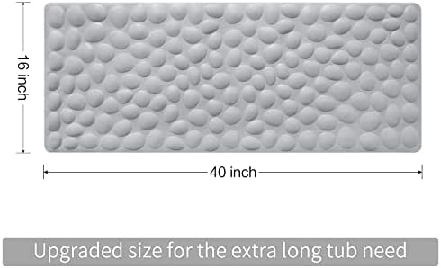 Non-Slip Bathtub Mat OTHWAY Soft Rubber Bathroom Bathmat - Image 3