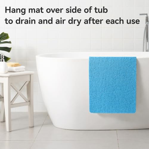 Asvin Soft Textured Bath, Tub Mat, 24x32 Inch, Phthalate Free, Non Slip Comfort - Image 6